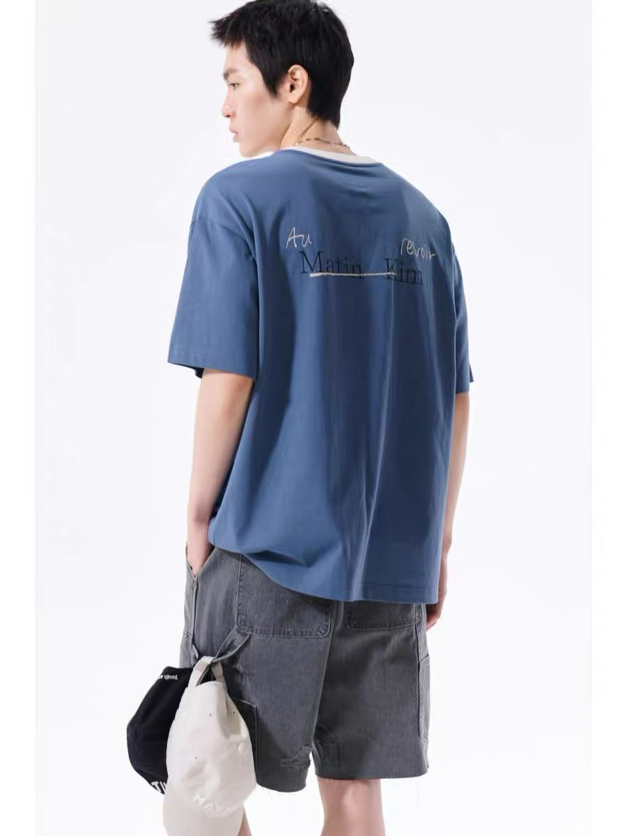 Matin Kim 撞色tee