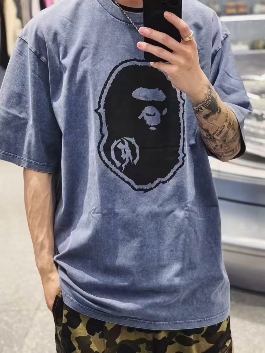 A bathing ape 洗水tee