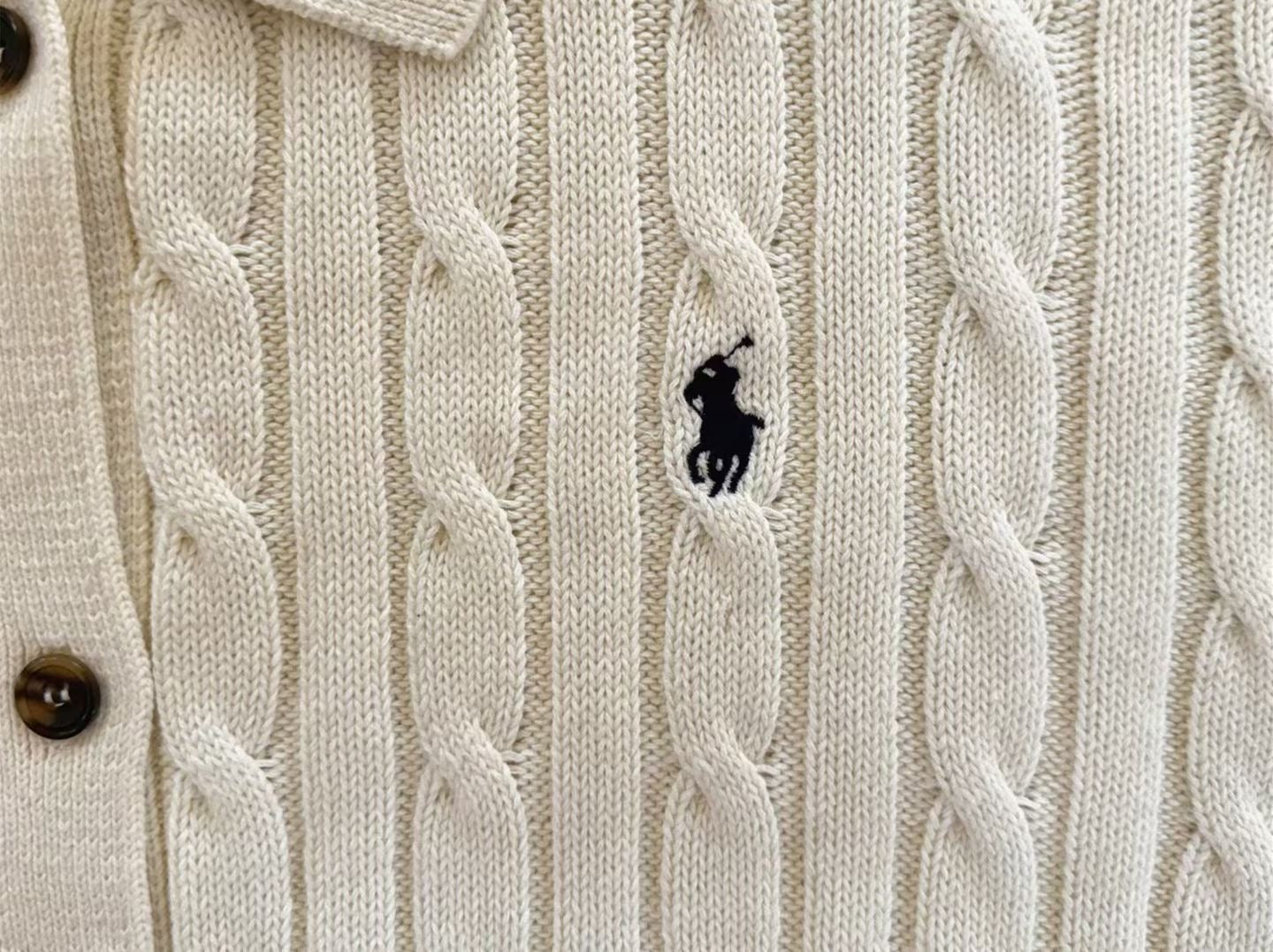 Polo 針織cardigan