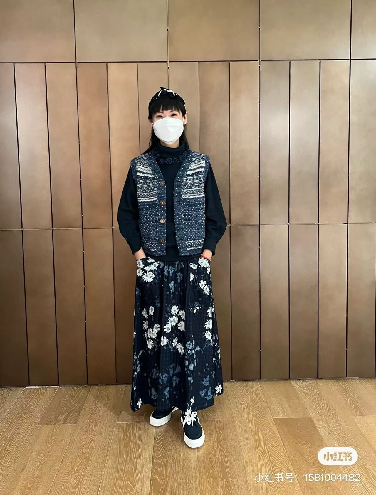 45R提花針織背心