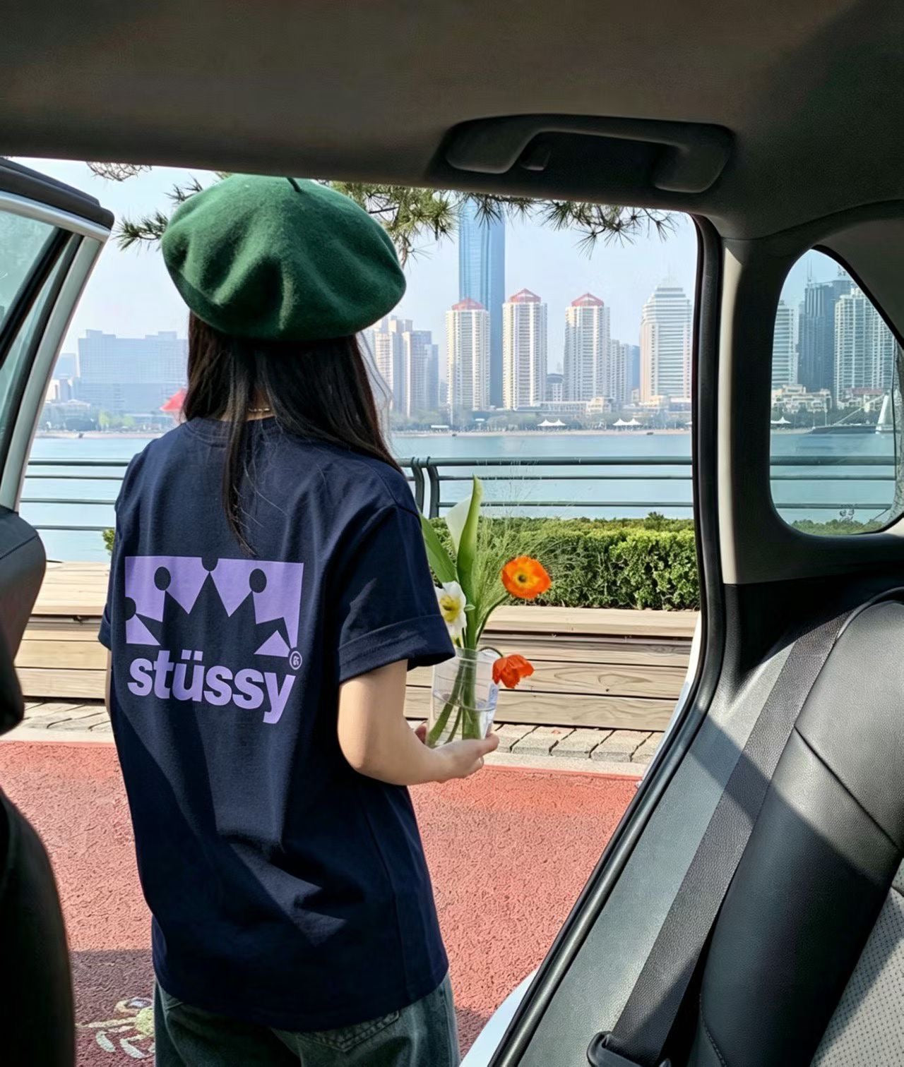 Stussy logo tee