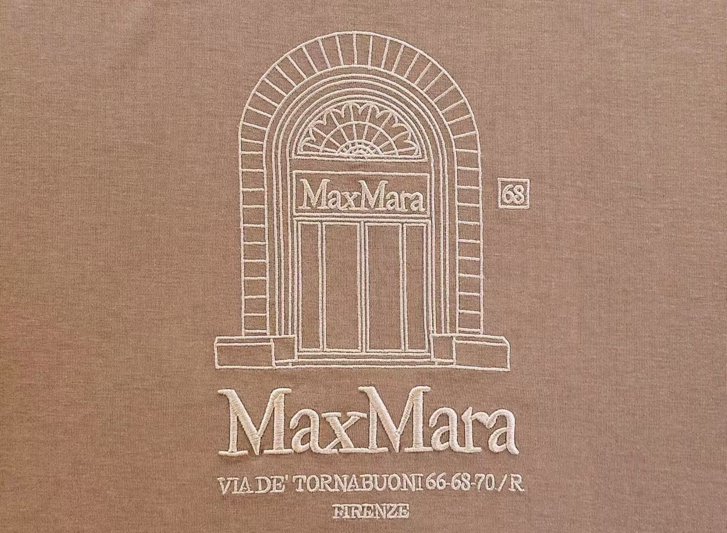 Max Mara 刺繡印花tee