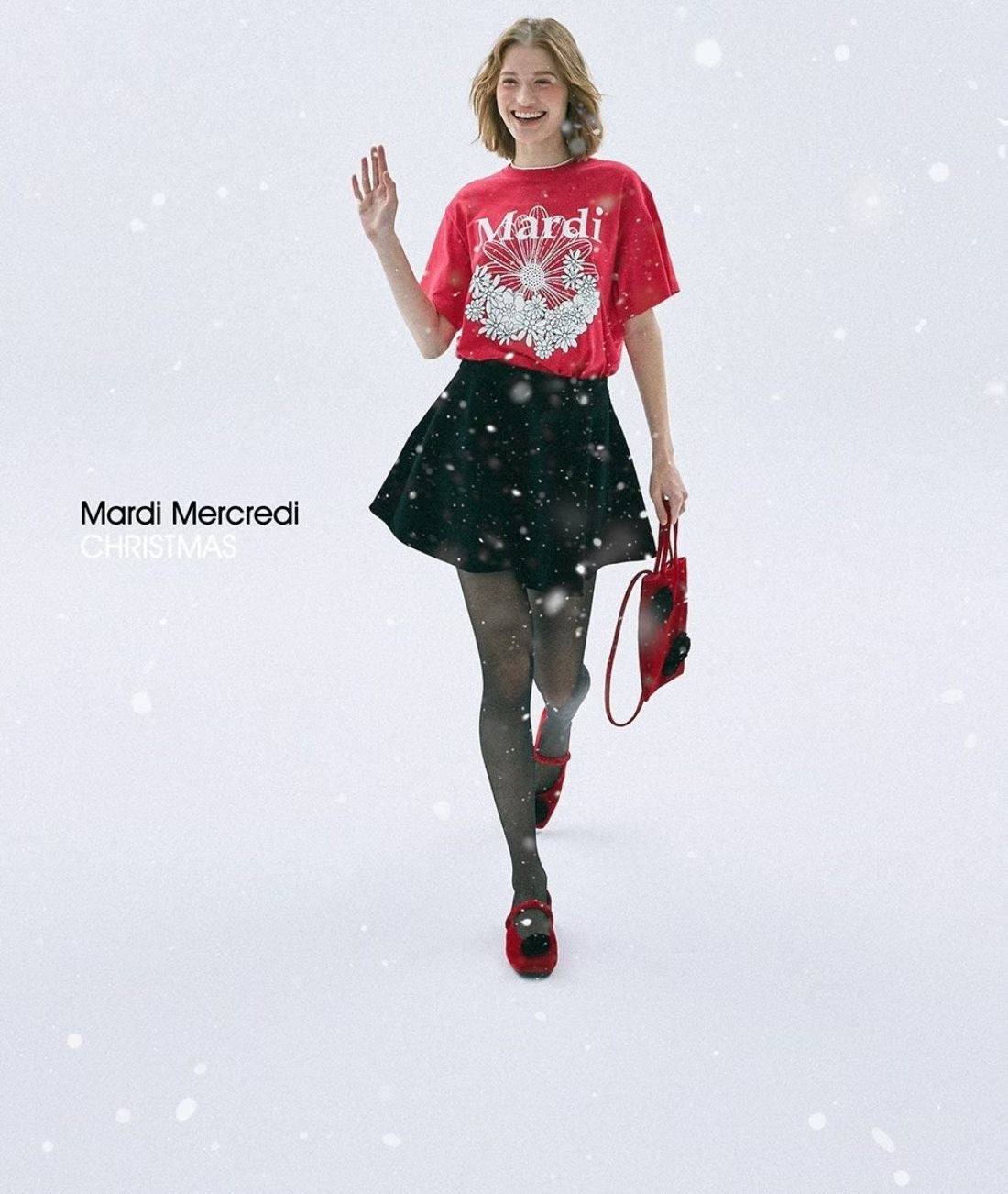 Mardi flower tee