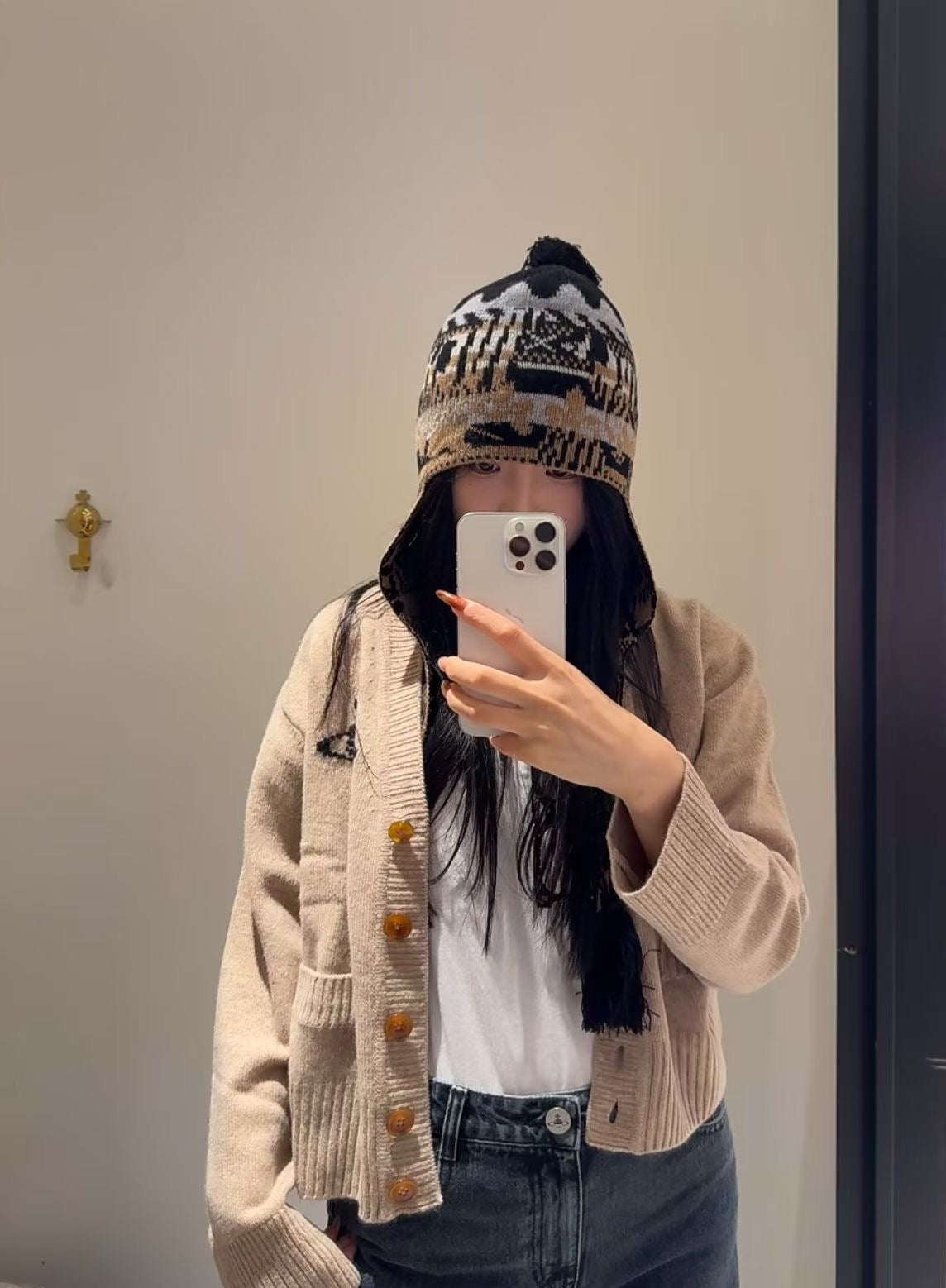 Vivienne Westwood針織提花帽