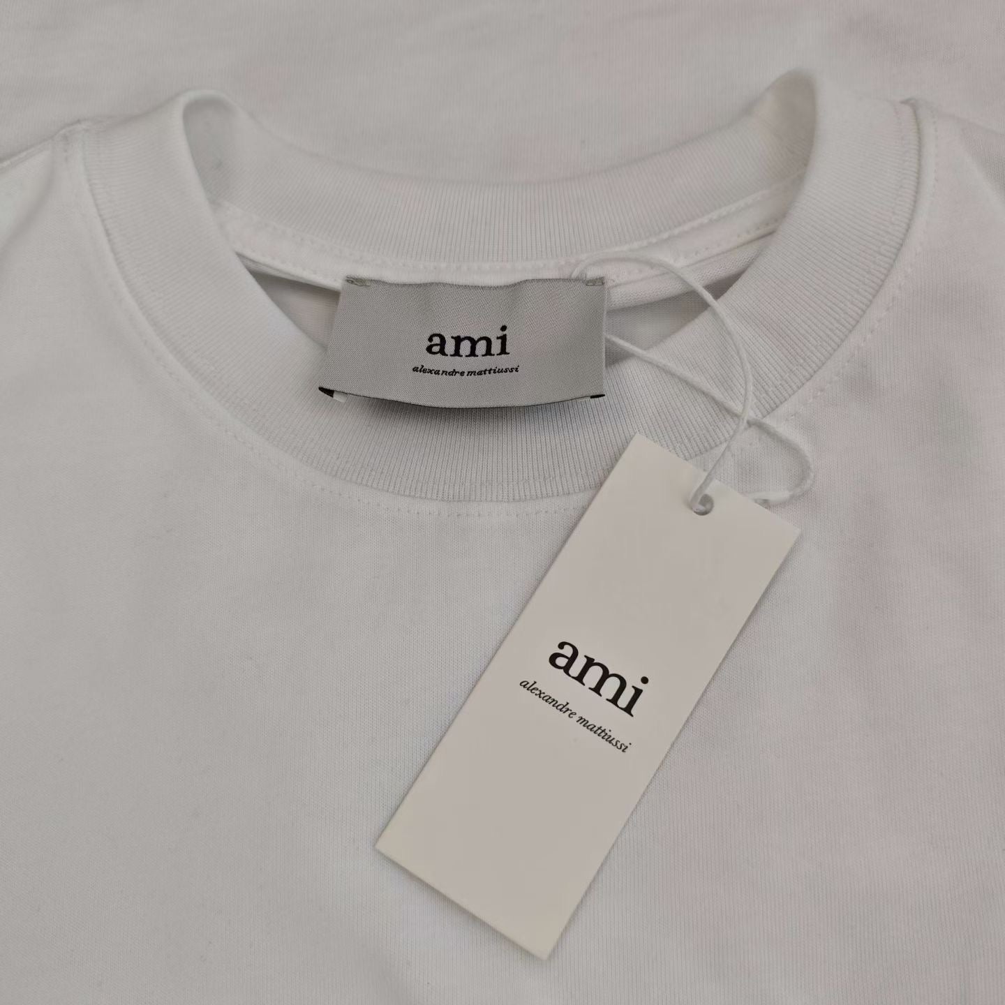 AMI刺繡logo tee