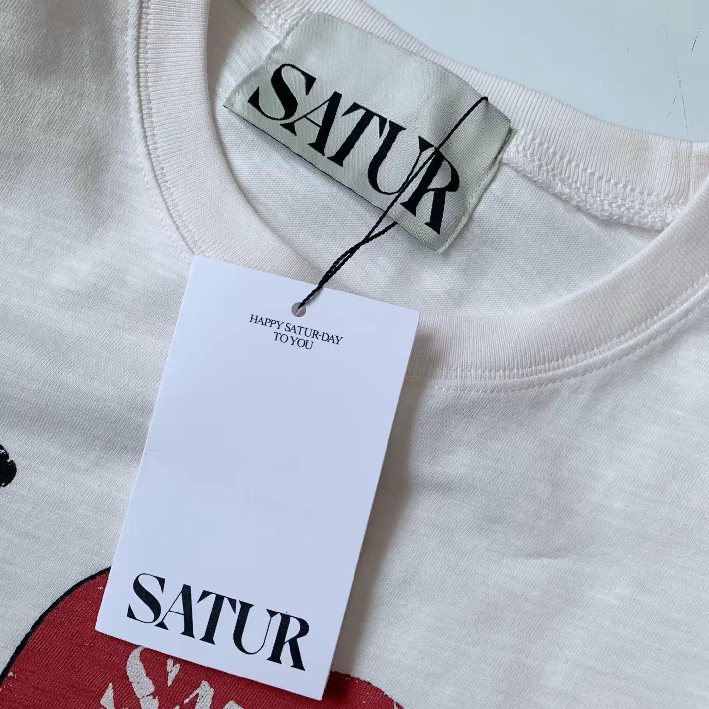 Satur 印花tee