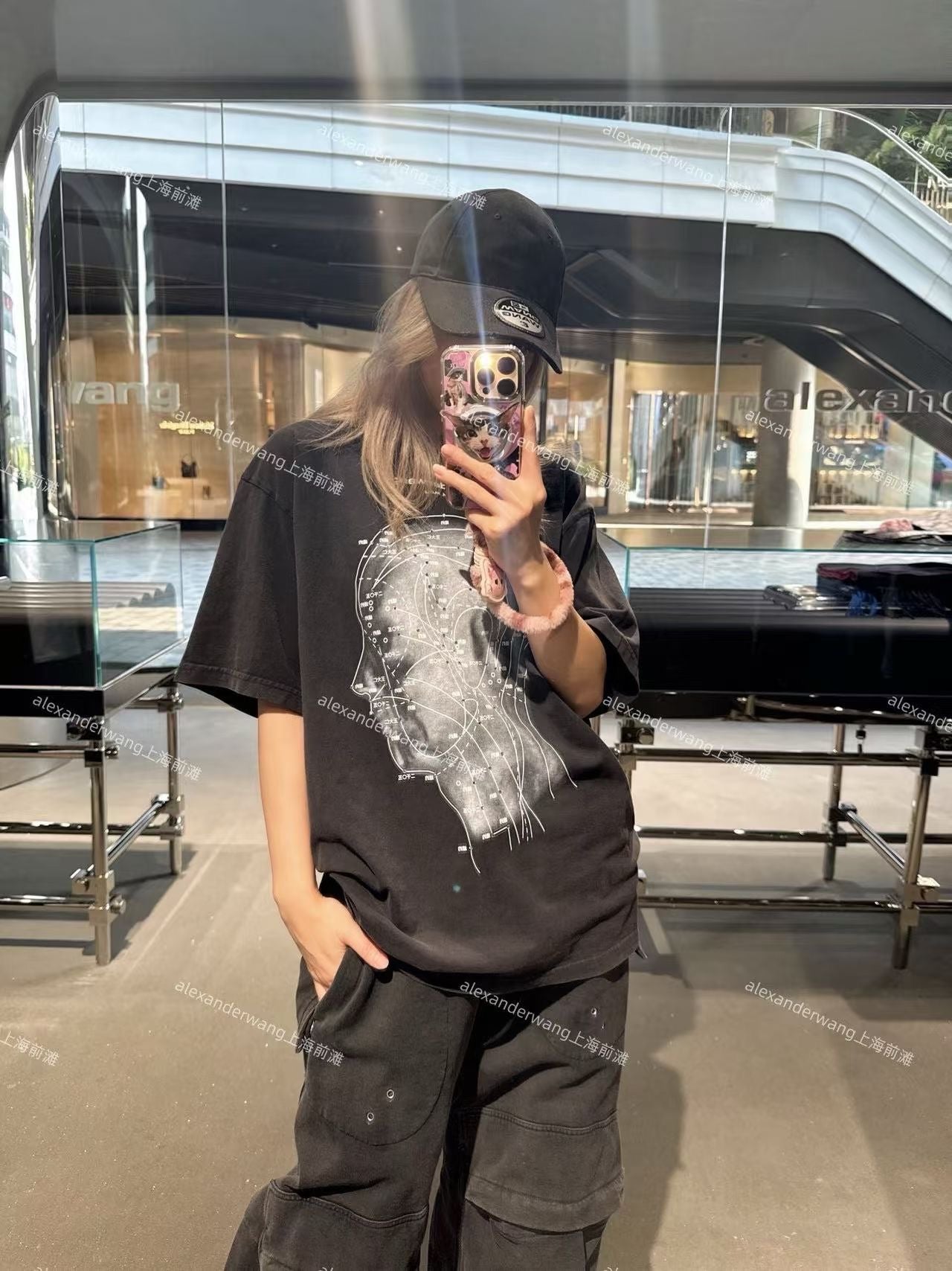 Alexander wang 印花 tee