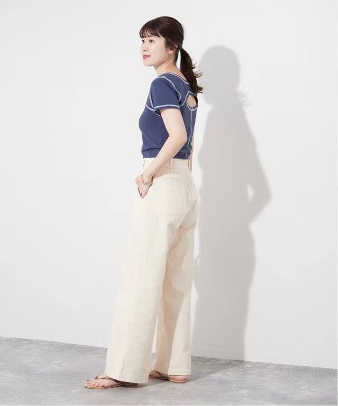 Polo明線背心+tee