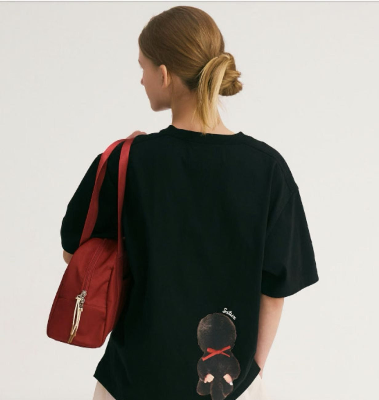 Satur x Monchhichi tee