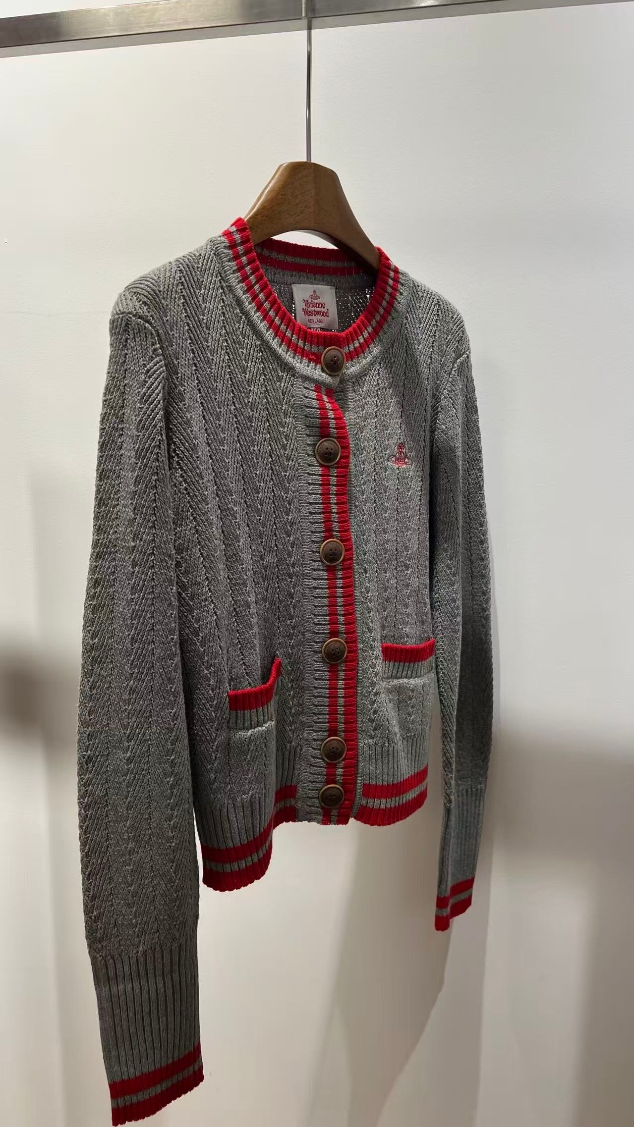 Vivienne Westwood撞色針織Cardigan