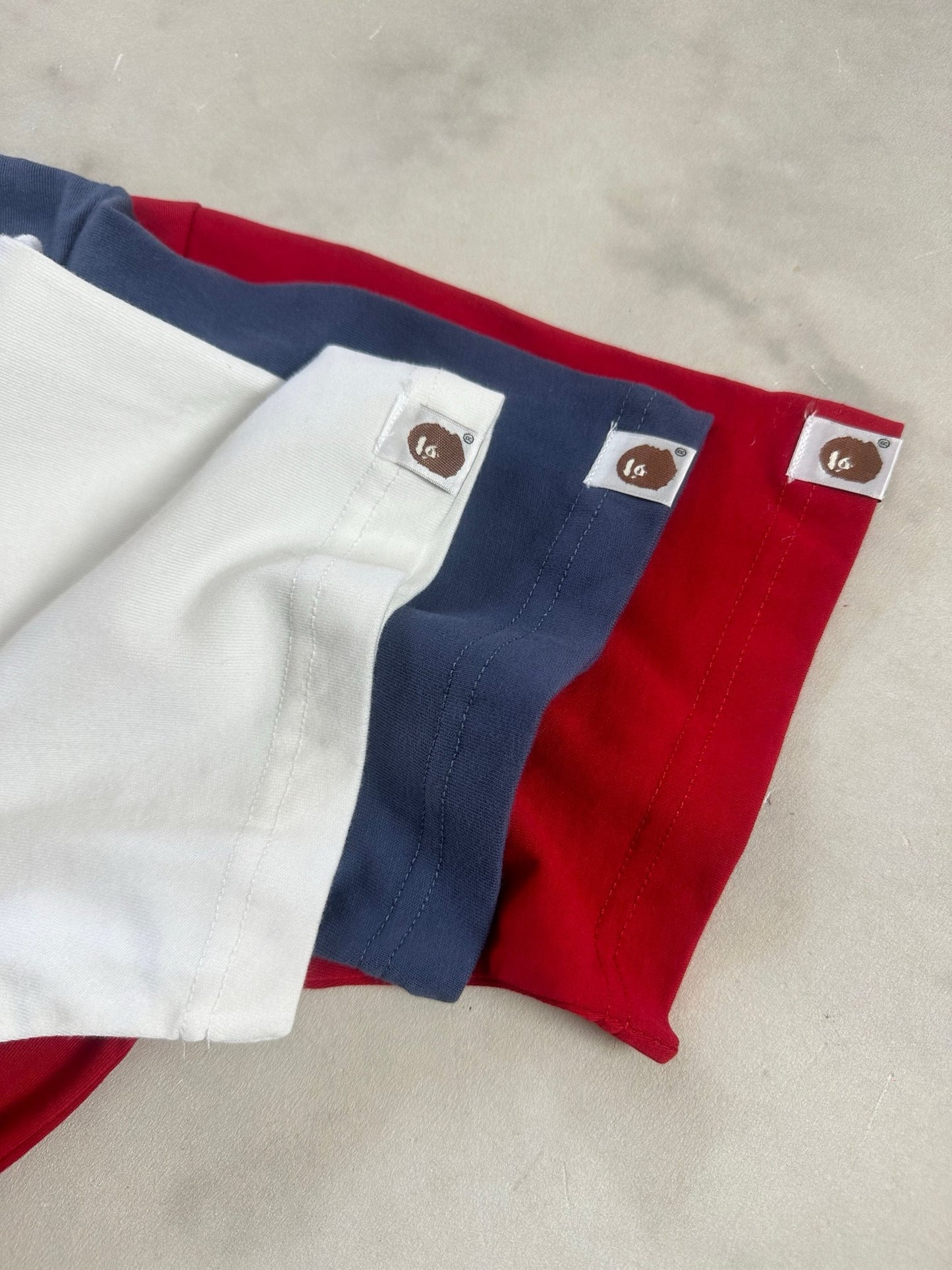 A bathing ape logo tee