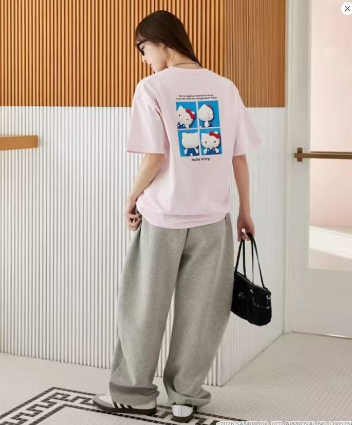 Hello Kitty 印花tee