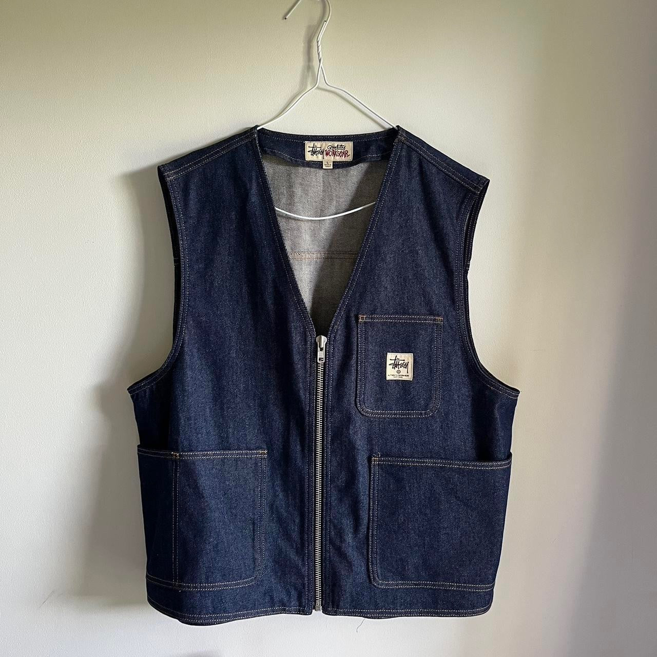 Stussy demin背心