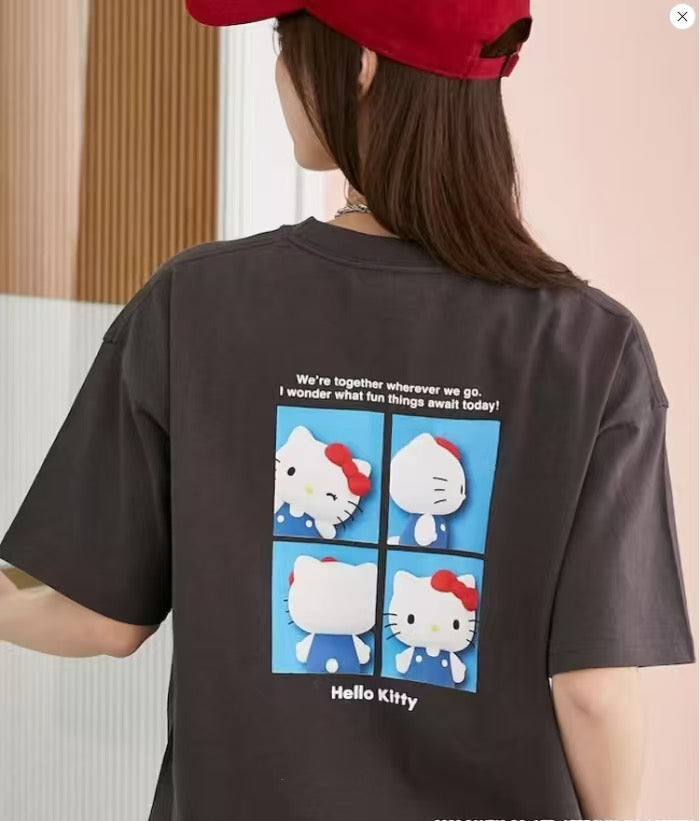 Hello Kitty 印花tee