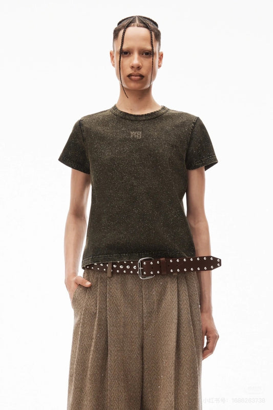 Alexwander wang logo tee