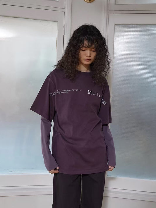 Matin Kim 字母tee