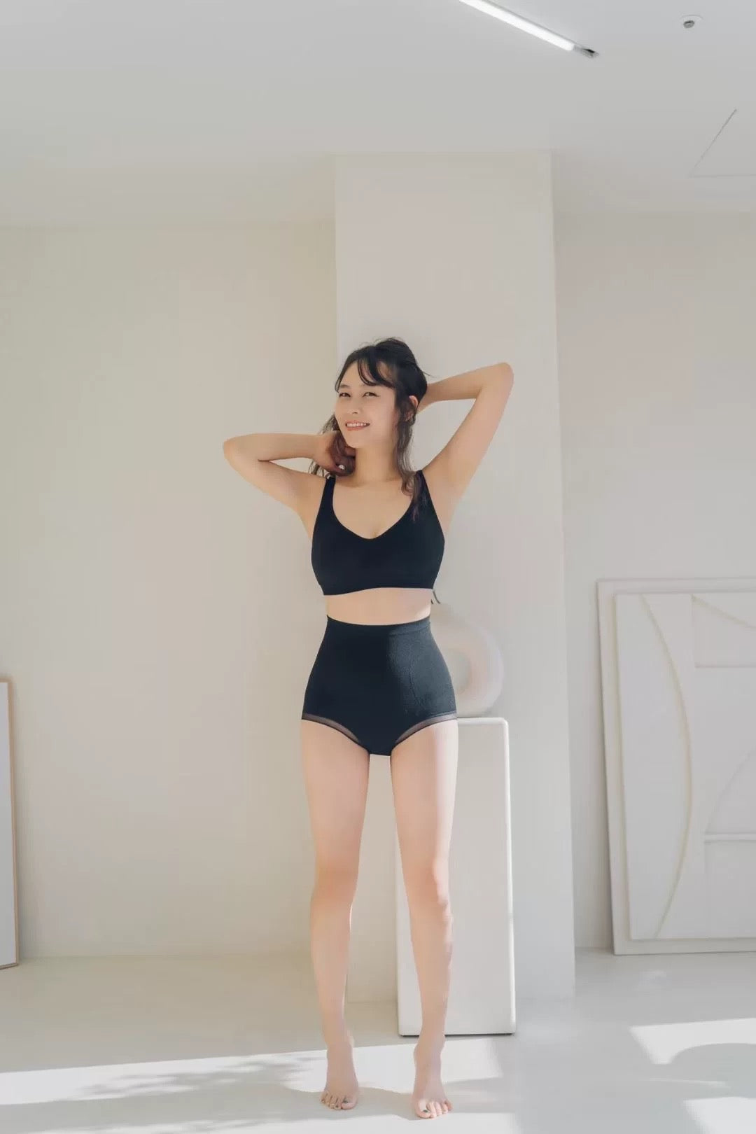 韓國收肚提臂打底褲