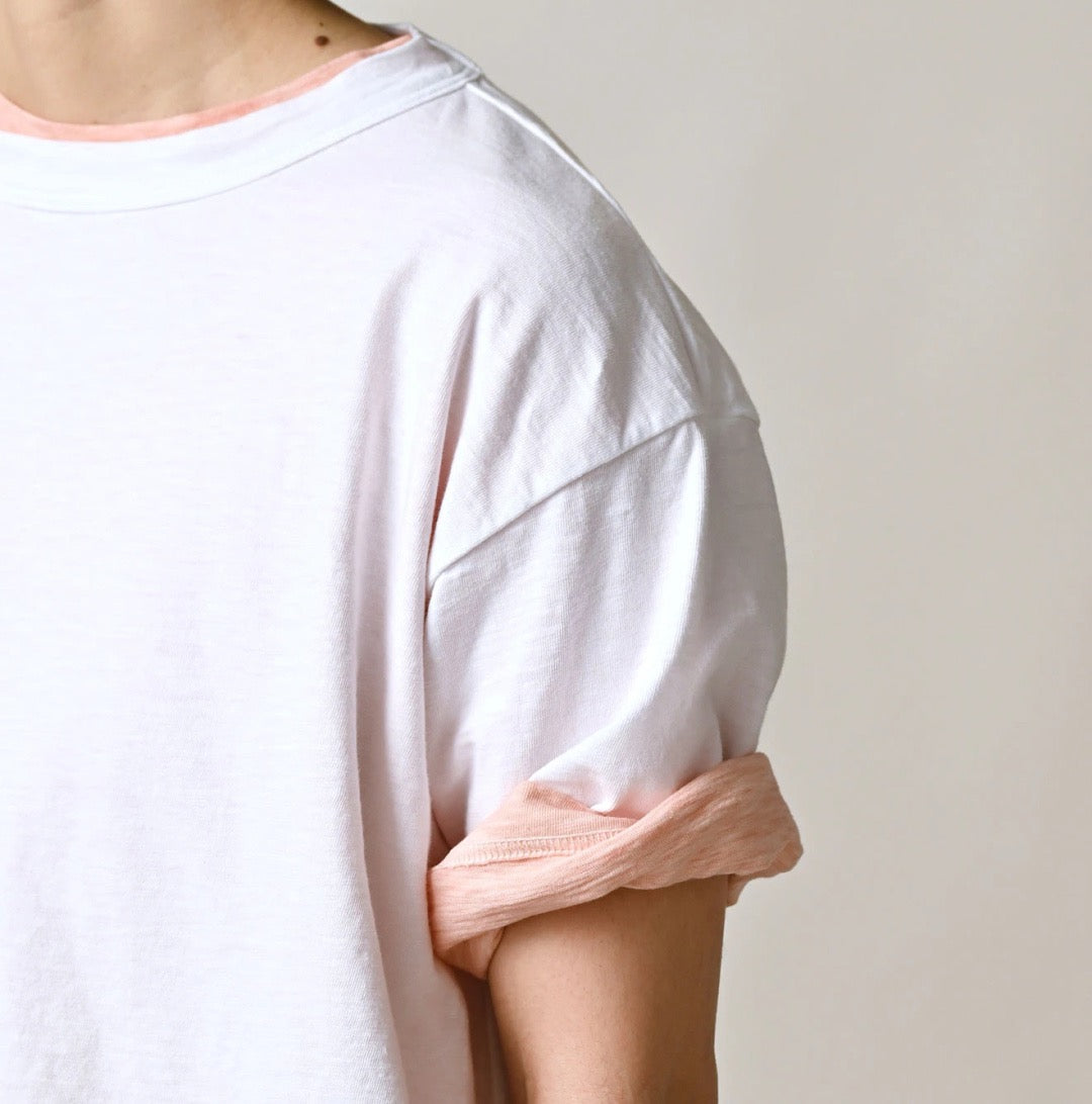 45R淨色 tee