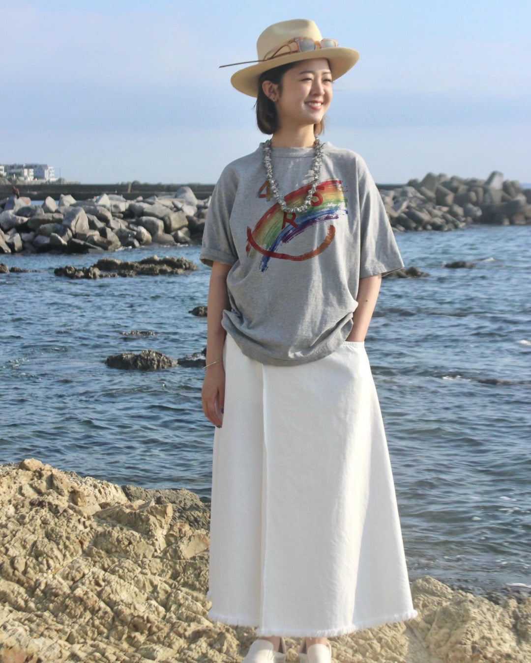 45R彩虹tee