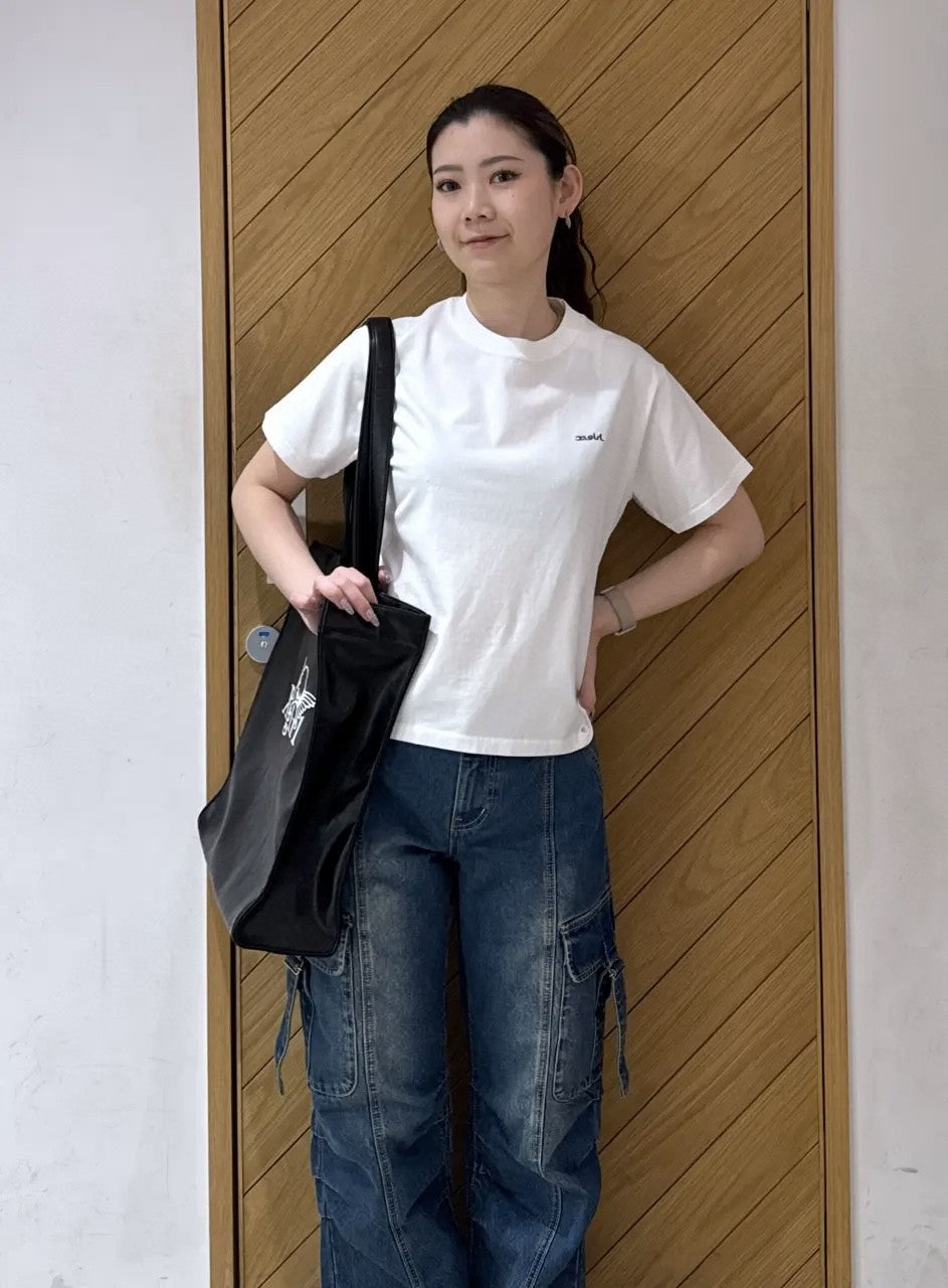X girl 字母tee