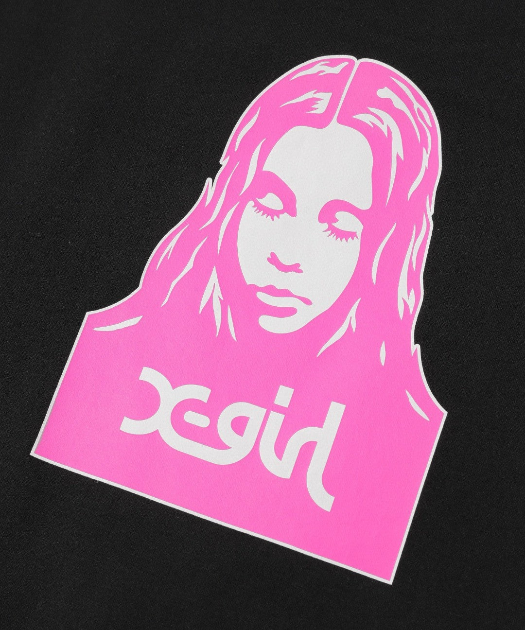 X girl 字母tee