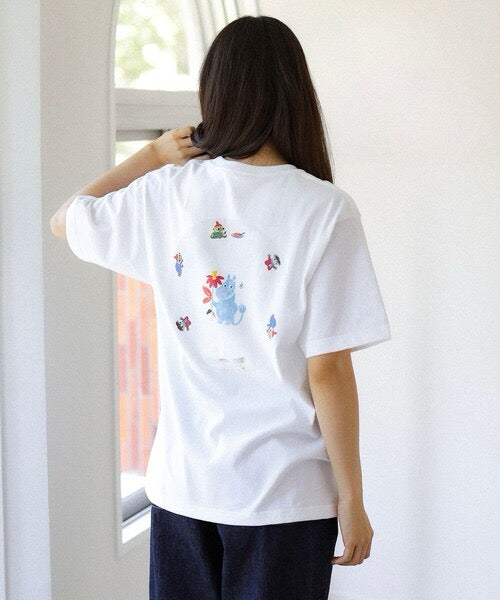 Beams boy x moomin logo tee