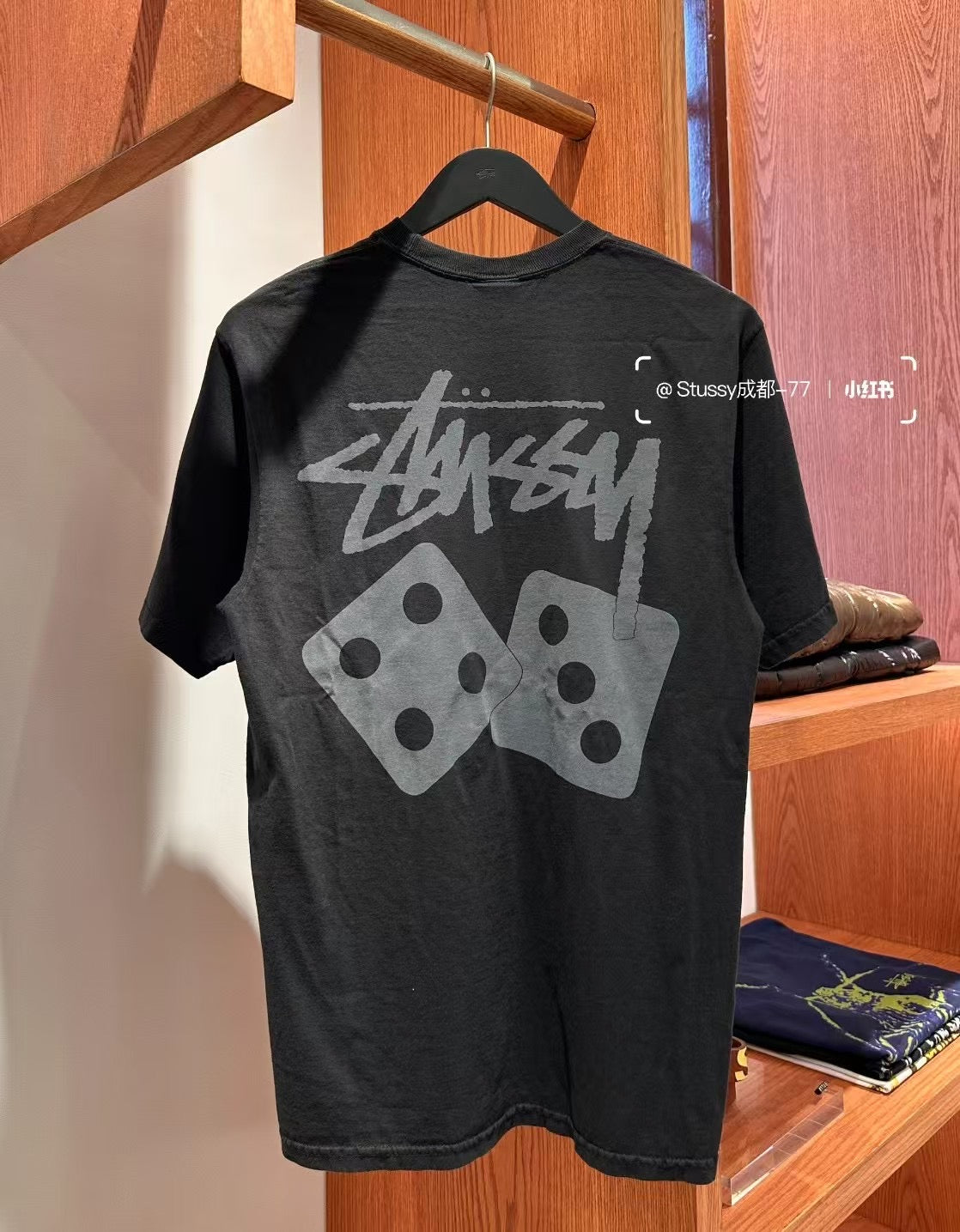 Stussy骰子tee