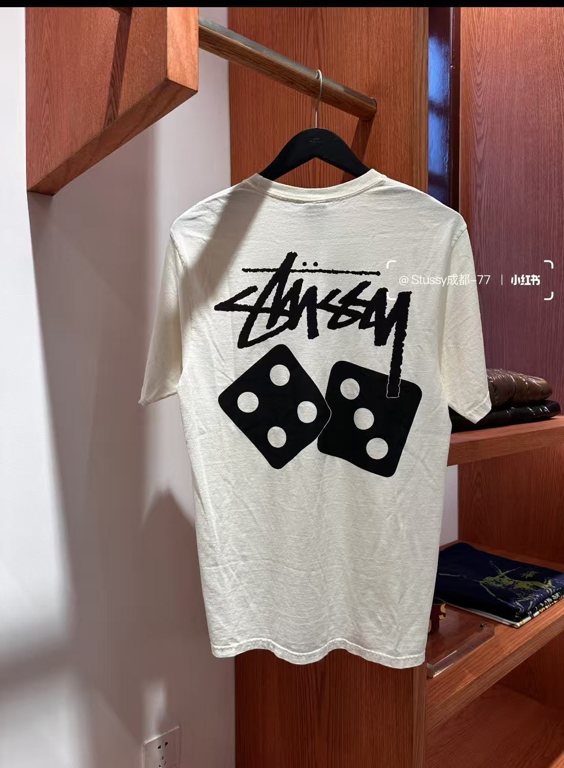 Stussy骰子tee