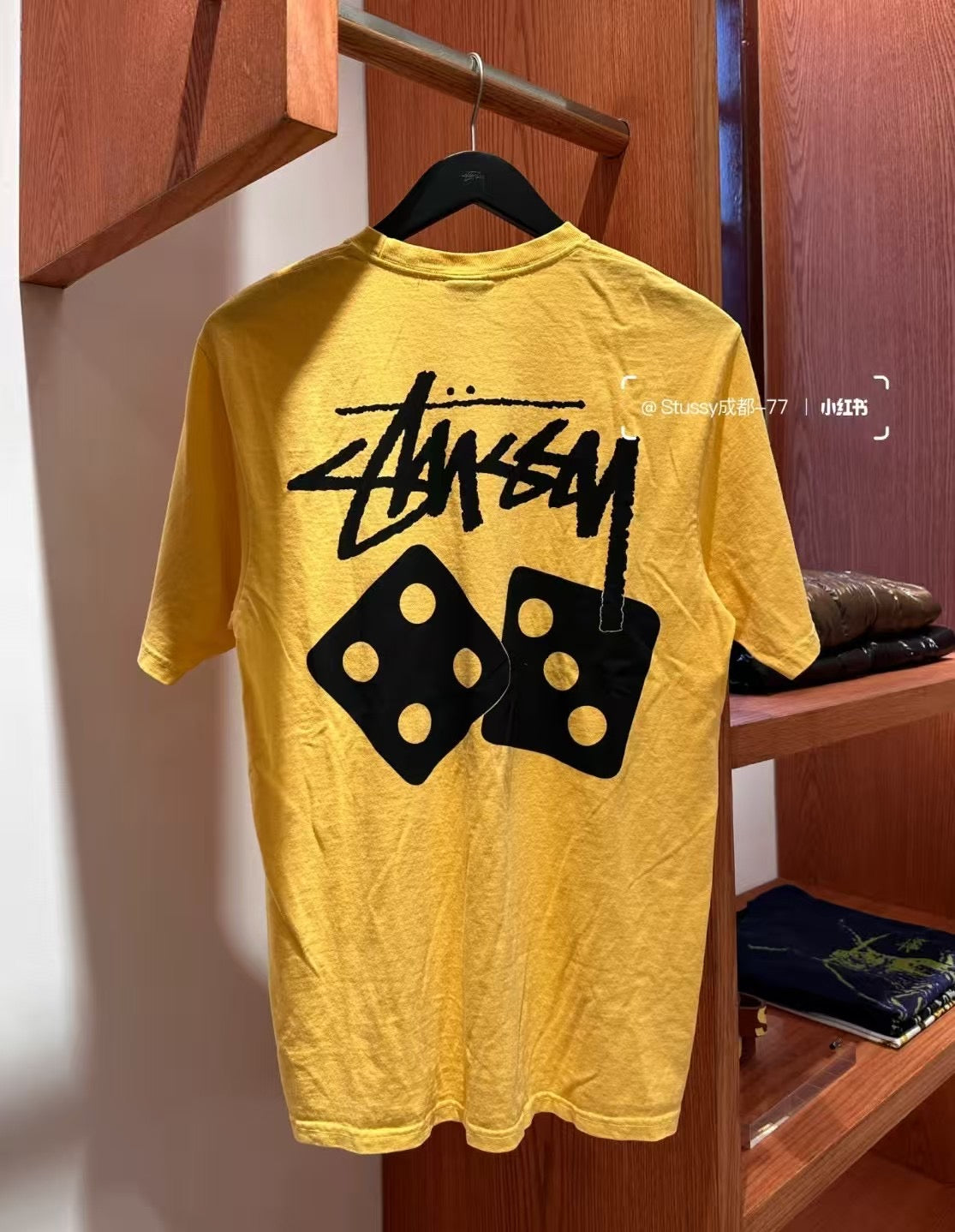 Stussy骰子tee