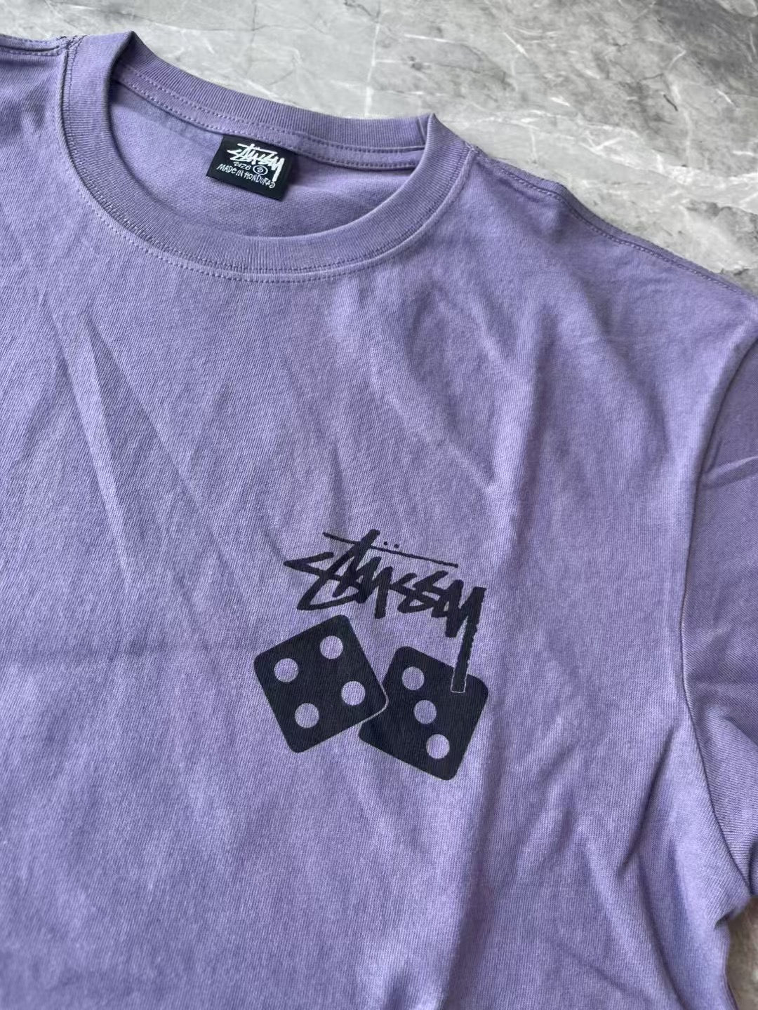 Stussy骰子tee