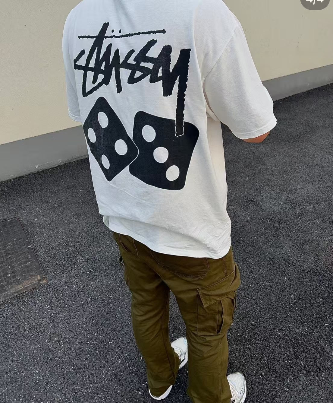 Stussy骰子tee