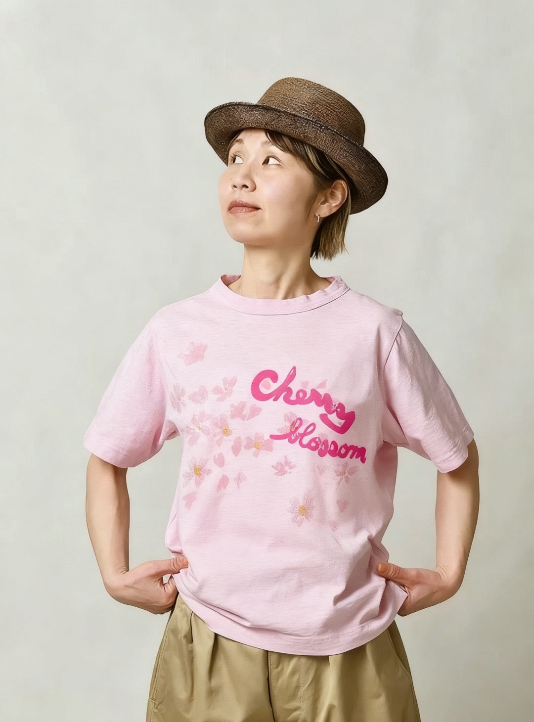 45R cherry blossom tee
