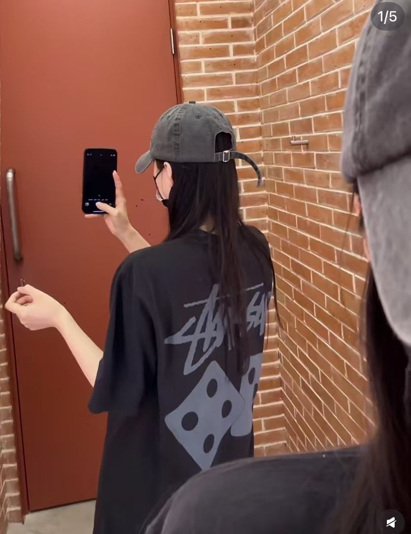Stussy骰子tee
