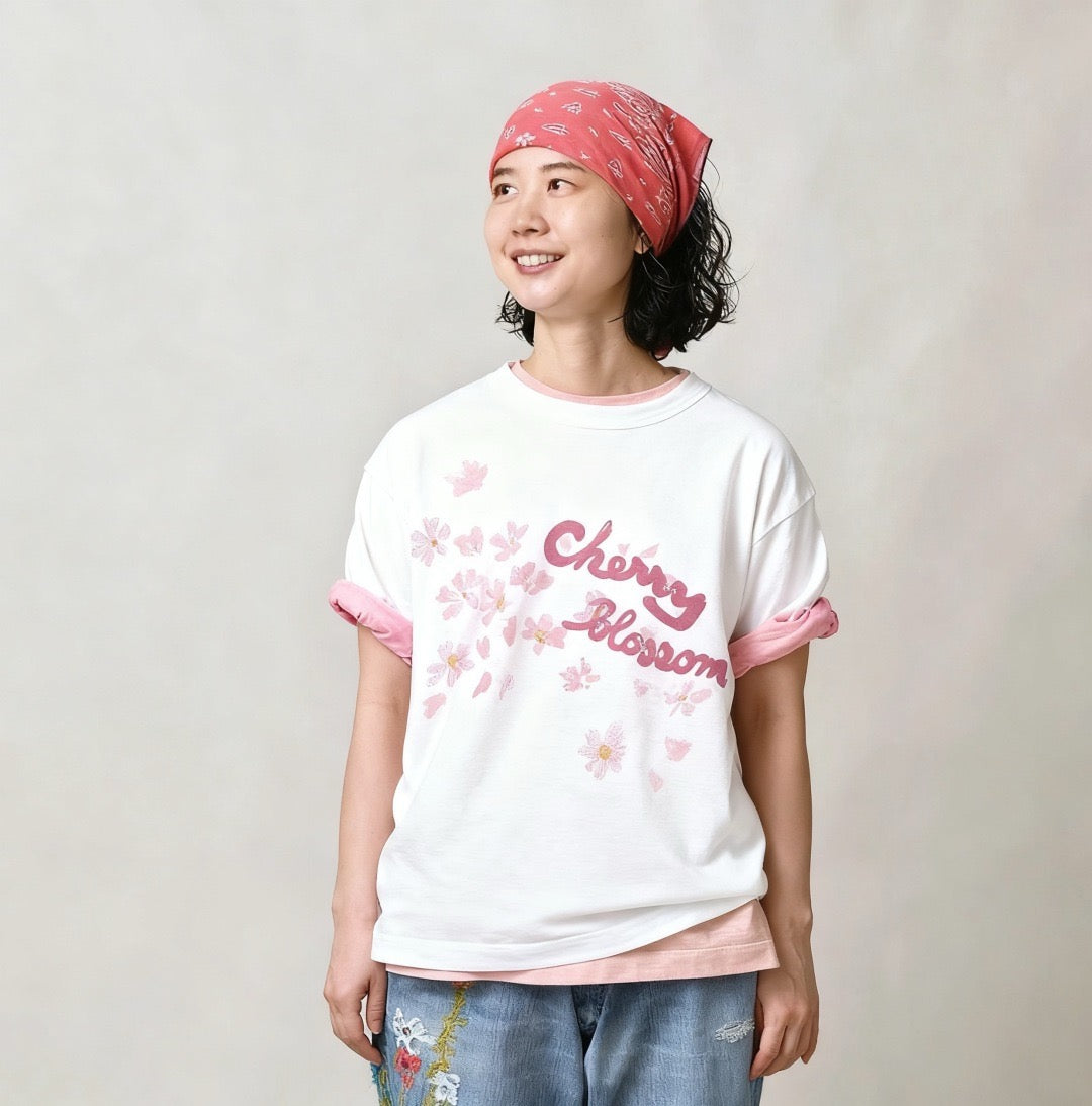45R cherry blossom tee