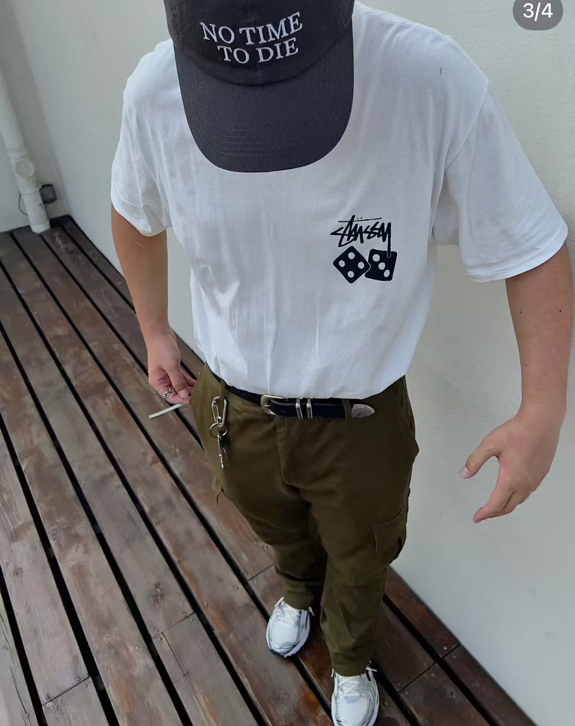Stussy骰子tee