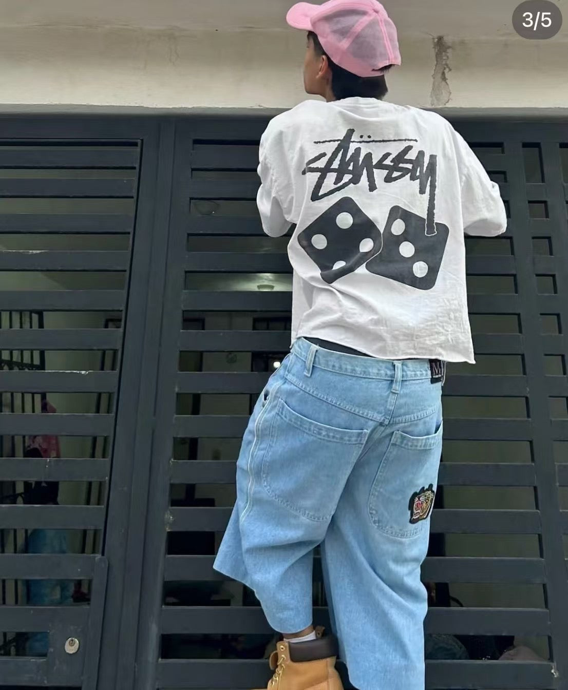 Stussy骰子tee