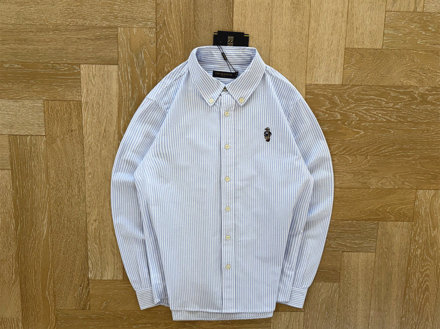 Polo bear間條裇衫