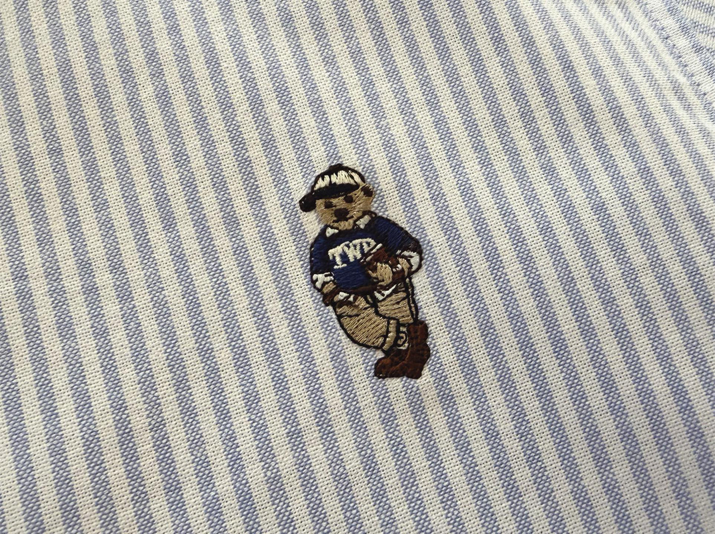 Polo bear間條裇衫