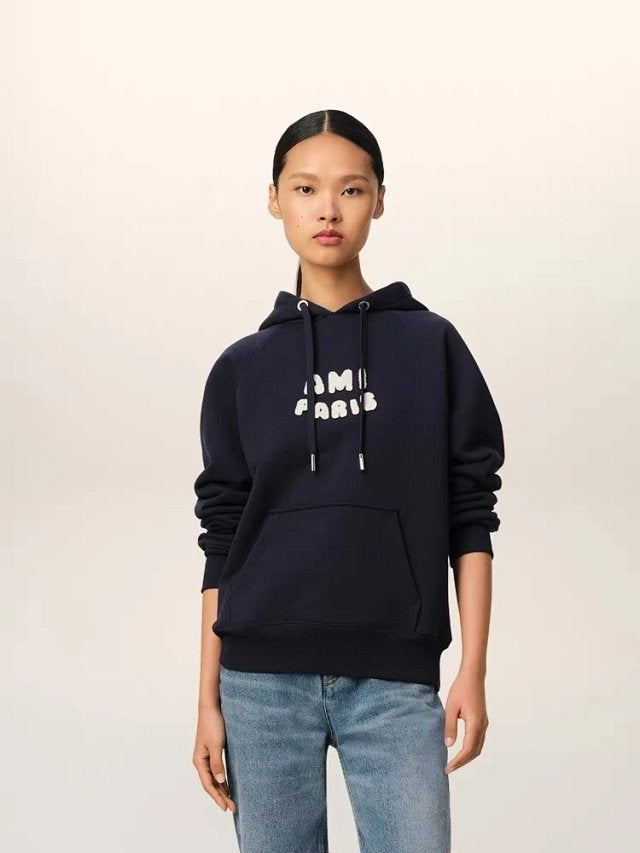 AMI 刺繡hoodies