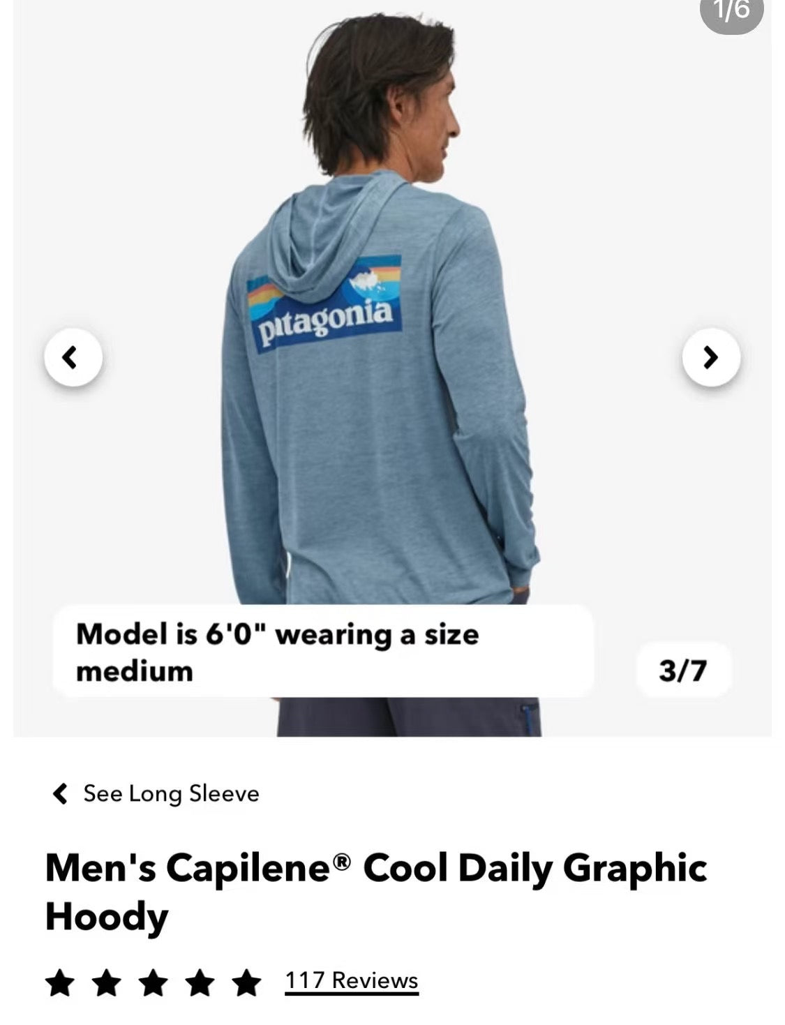 Patagonia 防曬tee