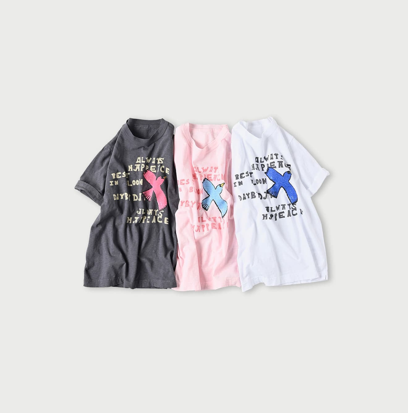 45R bird logo tee
