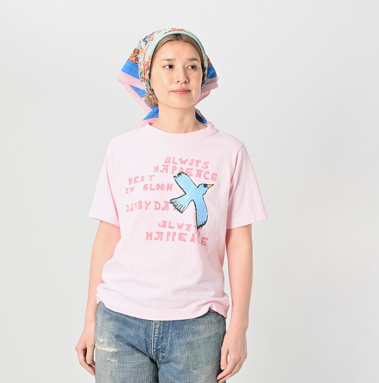 45R bird logo tee