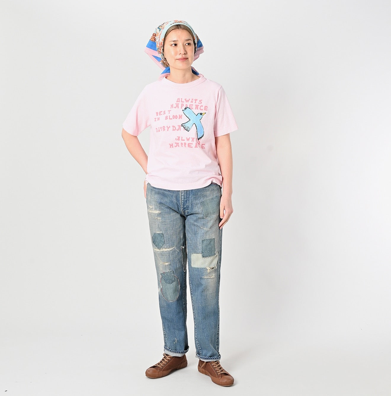 45R bird logo tee
