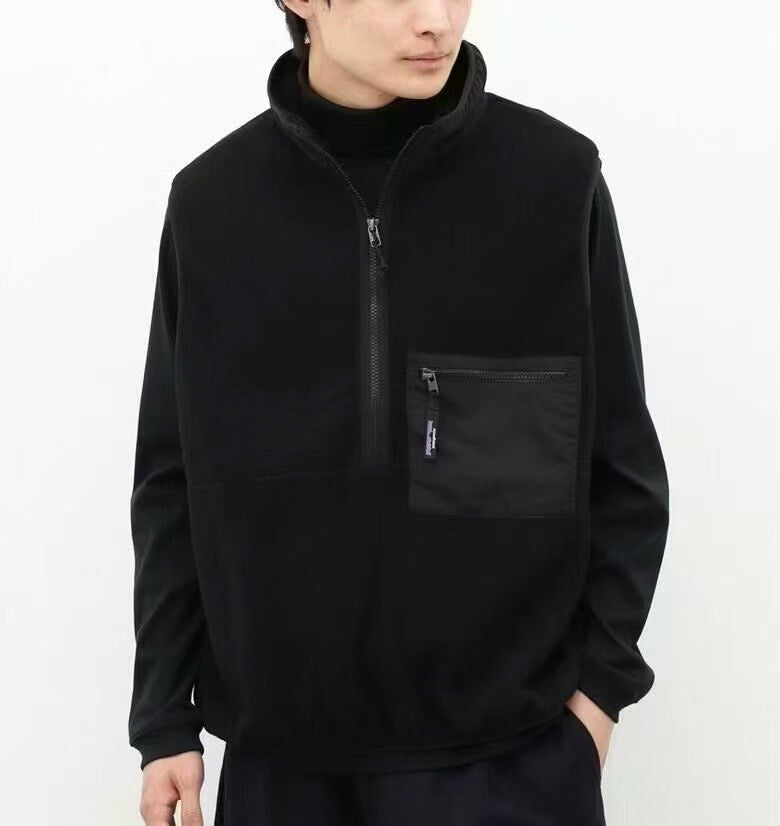 Patagonia 撞色半拉鏈背心