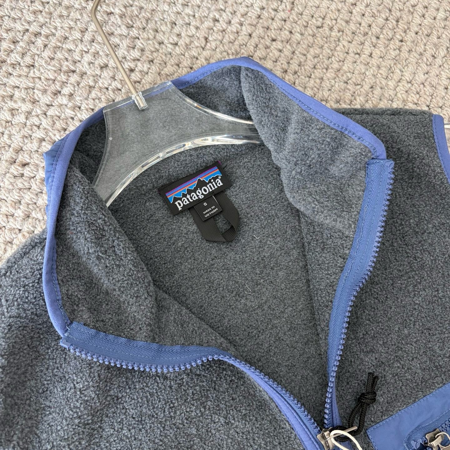 Patagonia 撞色半拉鏈背心