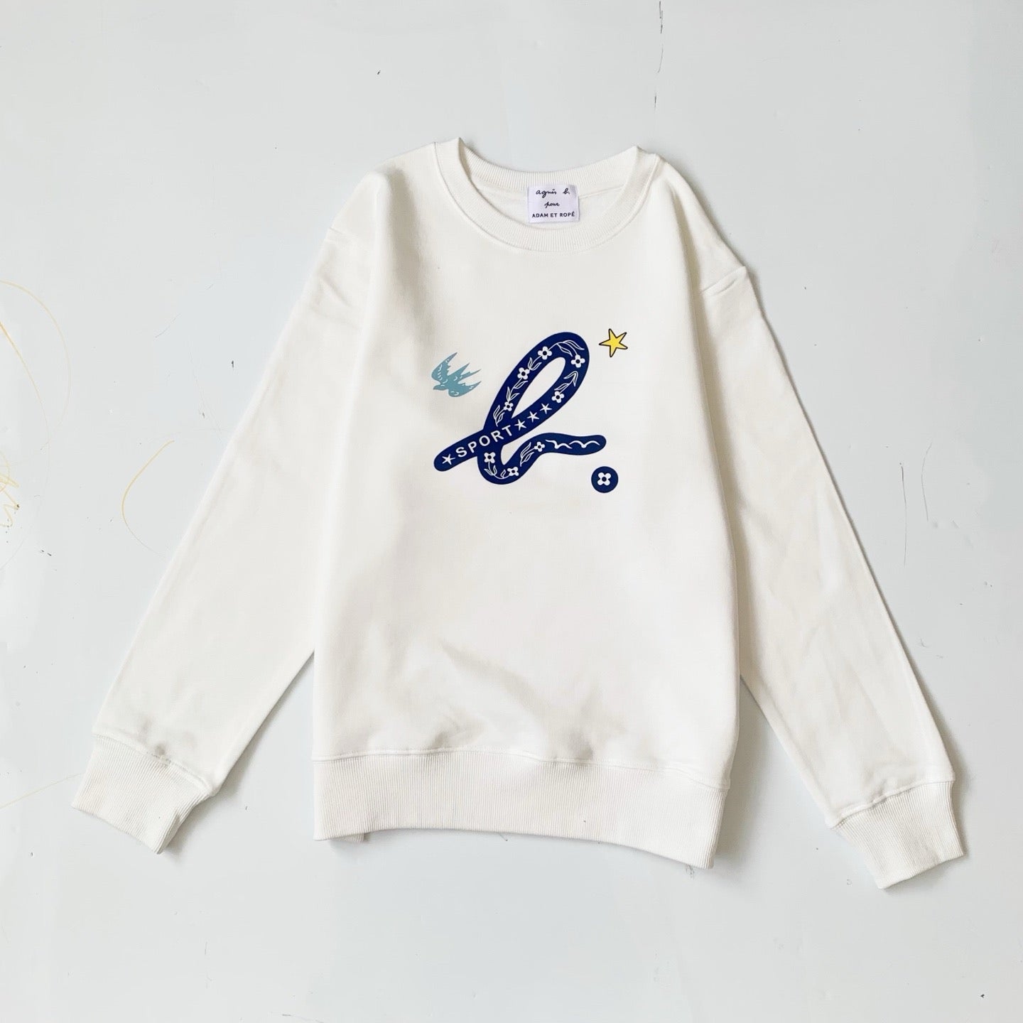 Agnes b b logo衛衣