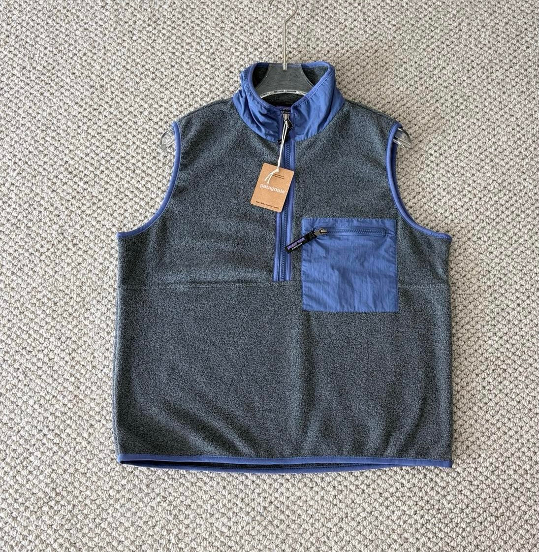 Patagonia 撞色半拉鏈背心