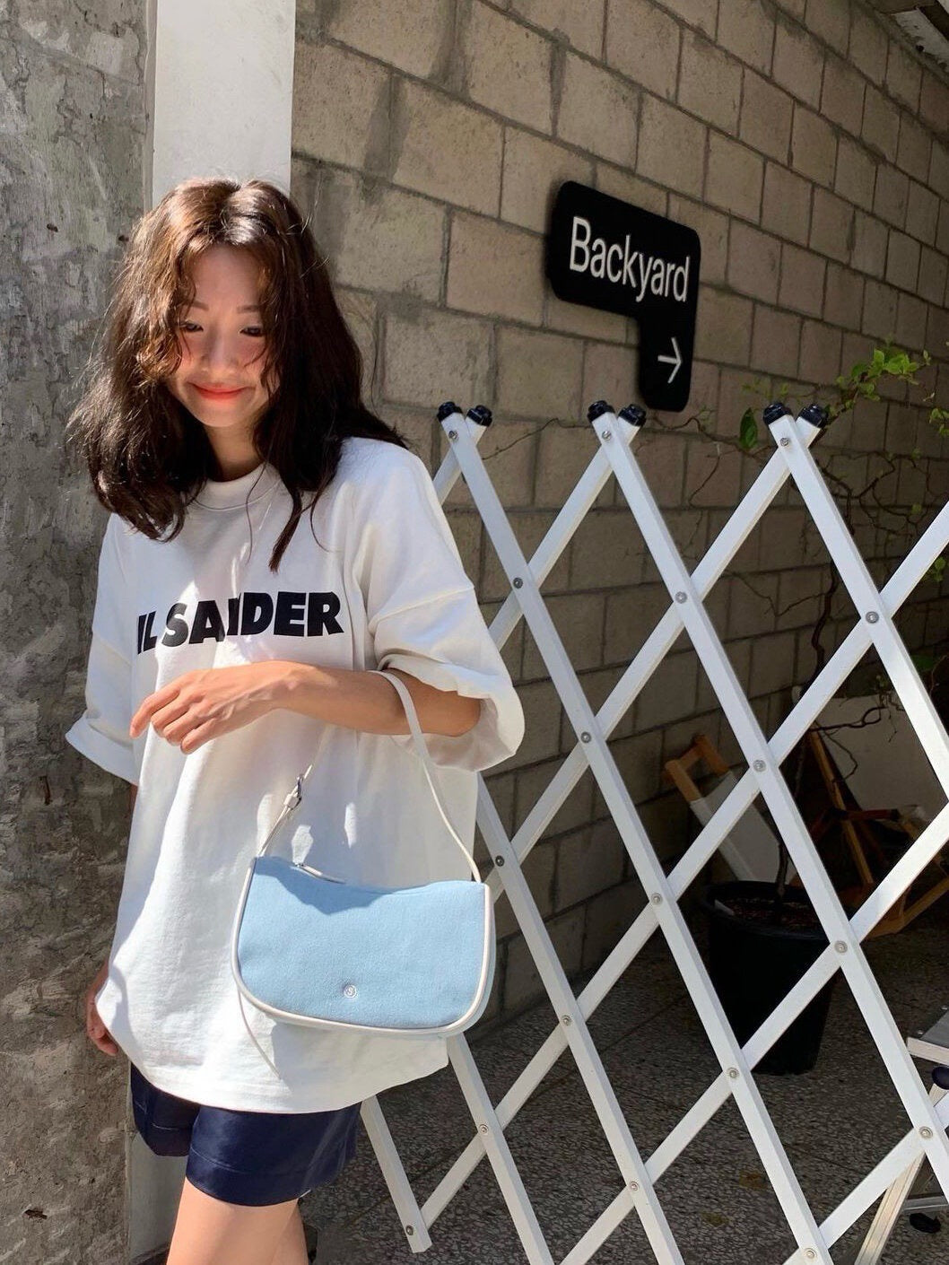 JIL SANDER logo tee