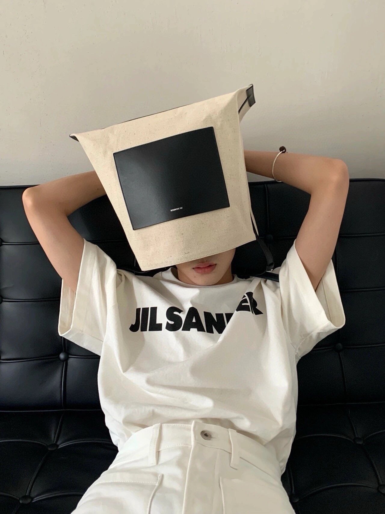 JIL SANDER logo tee