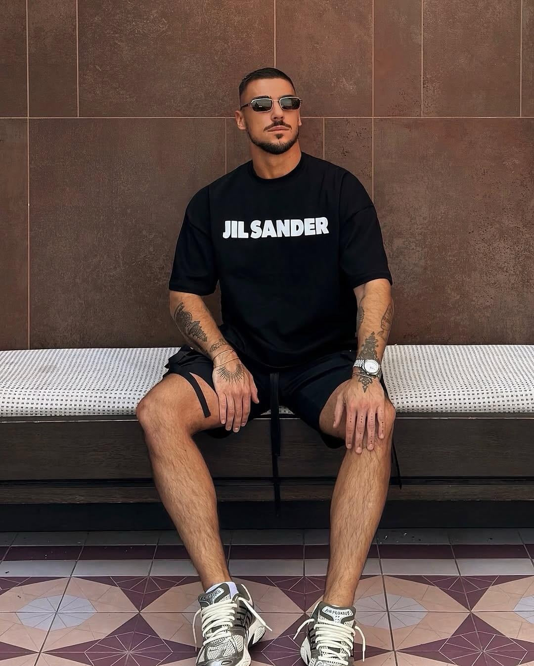 JIL SANDER logo tee